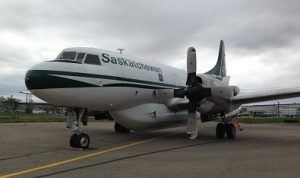 One of Saskatchewan's air tankers.